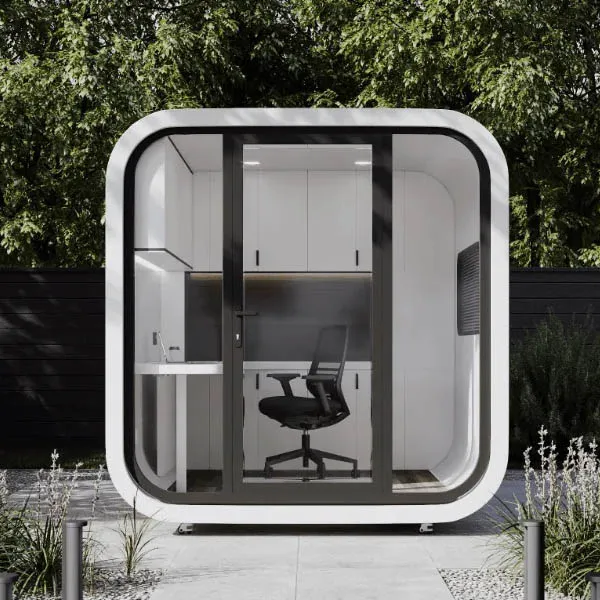 Draagbaar luxe buiten Apple Cabin-kantoor