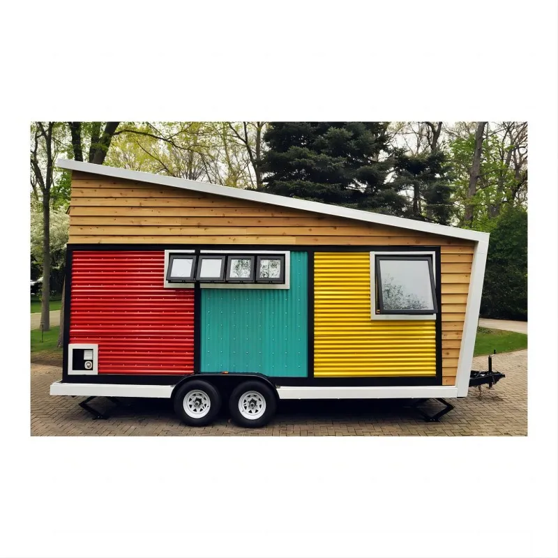 Geprefabriceerde mini modulaire behuizing met wielen