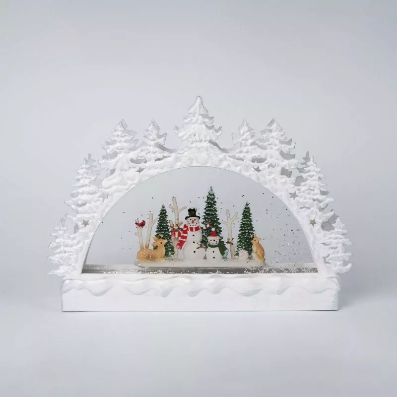 Castle Christmas Snow Globe