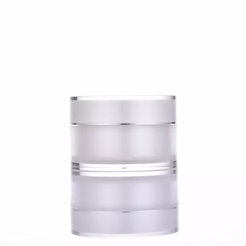 1 oz  Clear Containers and Matte Skincare Empty Cream jars
