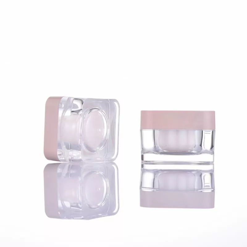 1 Oz  Empty Plastic Cream Jars