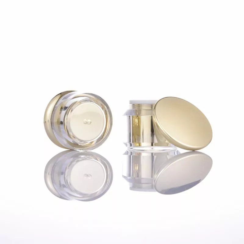 1 Oz  Face Cream Jars With Gold Lid