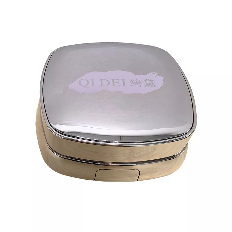 Cushion  Portable Powder Container Compact Cushion Foundation Case with Mirror