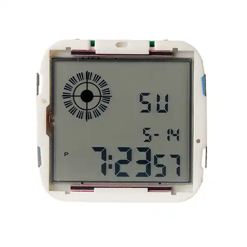 Movimiento de reloj electrónico con pantalla LCD pura