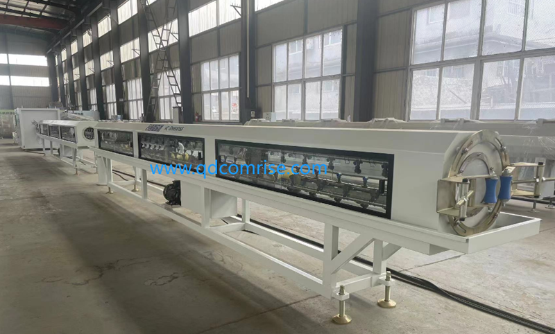 Anhui customer ordered single-layer MPP power pipe machine production line on Apr.1th, 2024 year, pipe diameter 75-250mm.