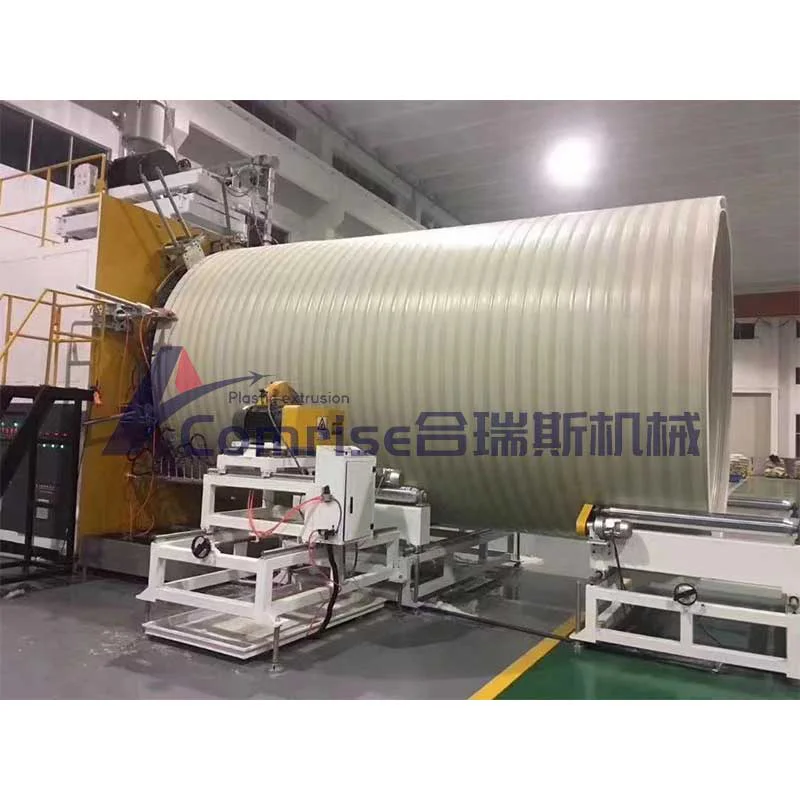HDPE Spiral Chemical At lacus extrusionem Linea