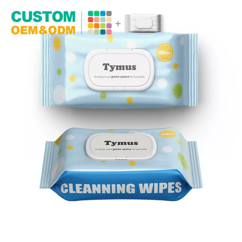 Kitchen Wet Wipes Lemon