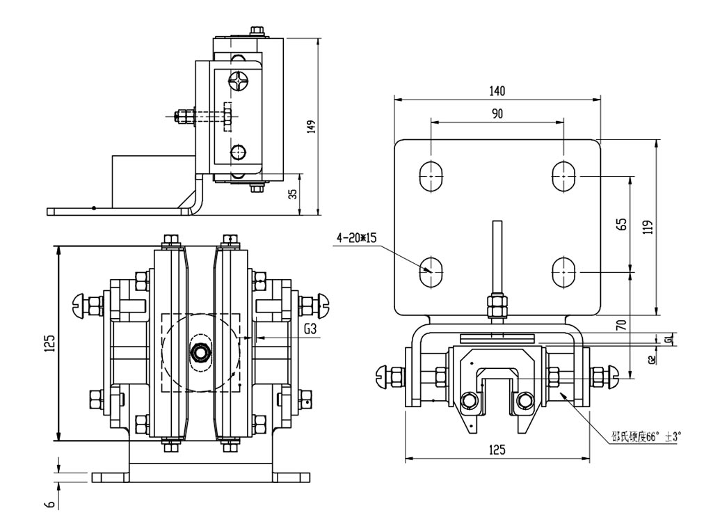 HDX09B SLIDING GUIDE SHOE