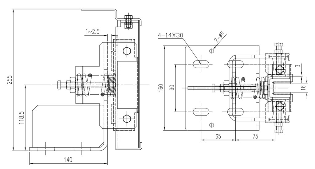 HDX10 SLIDING GUIDE SHOE