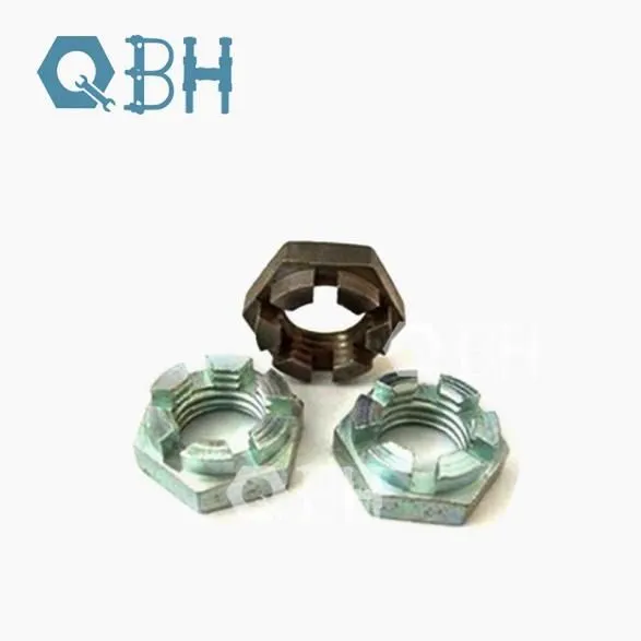 DIN935 Carbon Steel Slotted Nut