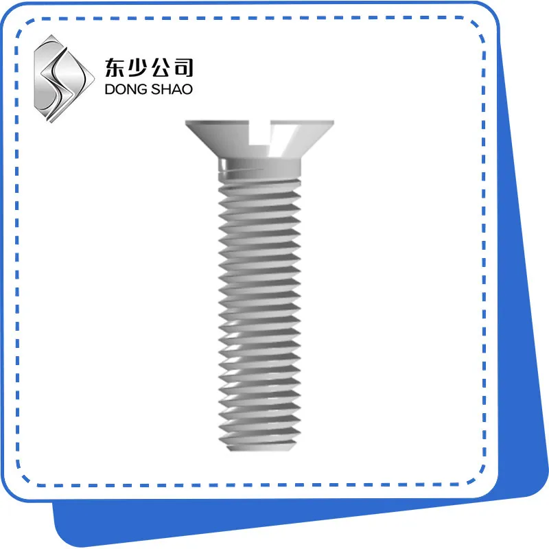 Screws Countersunk Slotted