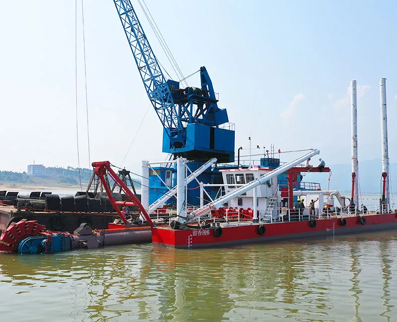 Method of using Sand dredger.