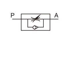 ASC Series One-Way Throttle Valve