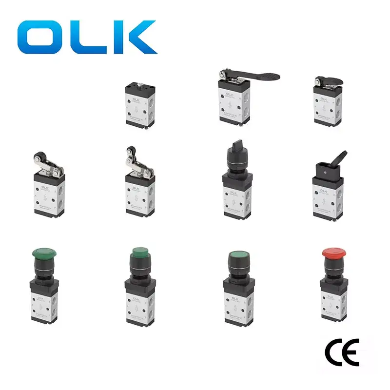 M3 Series Mechanical Button Control Valve 3 Way