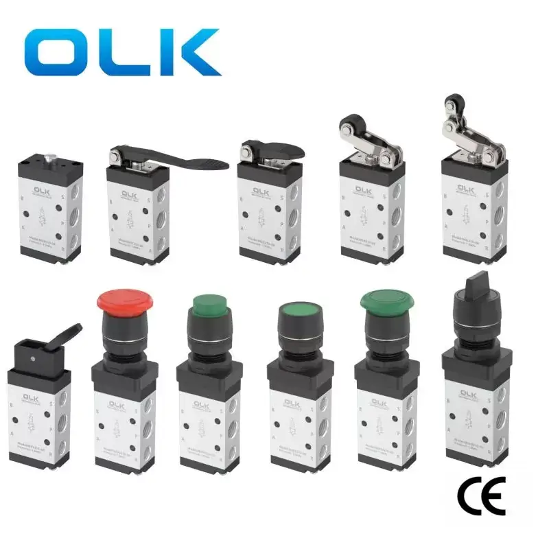 M5 Series Mechanical Button Control Valve 5 Way