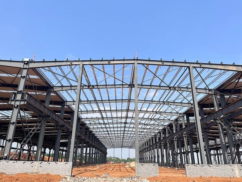 Do you know which buildings are steel frame construction projects?