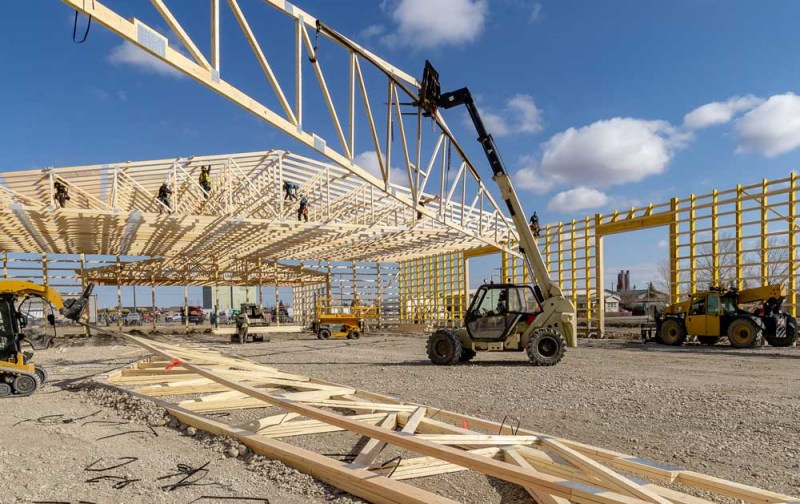 Detailed explanation of large-span truss construction