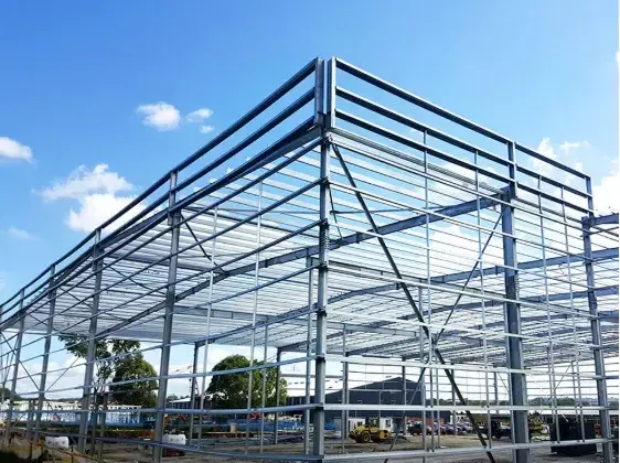 Practical and Beautiful Prefab Metal Steel Building for Warehouse