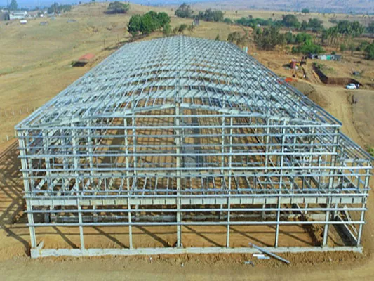 Practical and Beautiful Steel Structure Warehouse Construction.