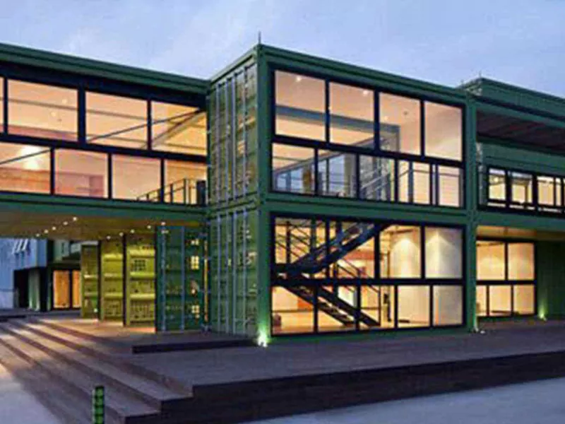 Casa prefabricada de xalet d'acer lleuger per a edificis modulars