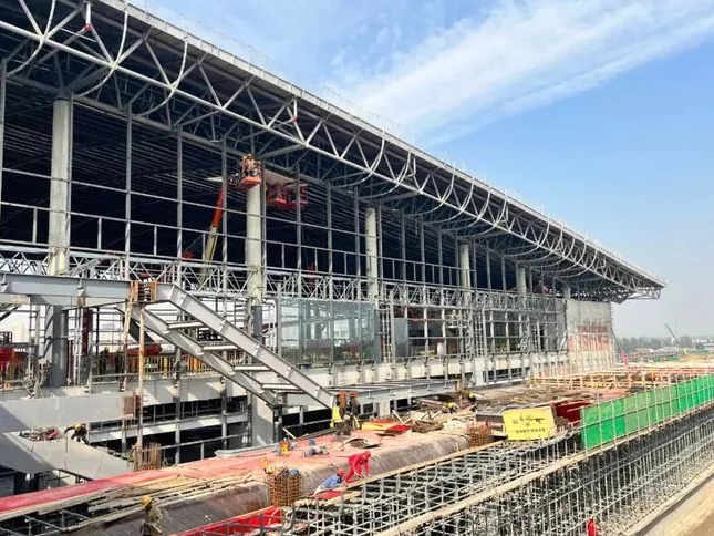 Prefabricated Light Steel Structure Train Station