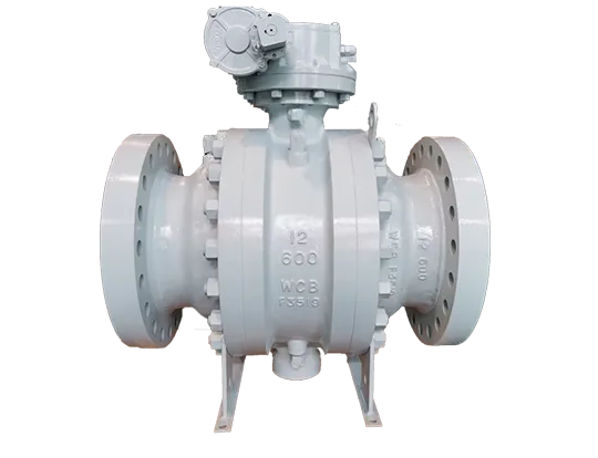 What is the function of a ball valve?