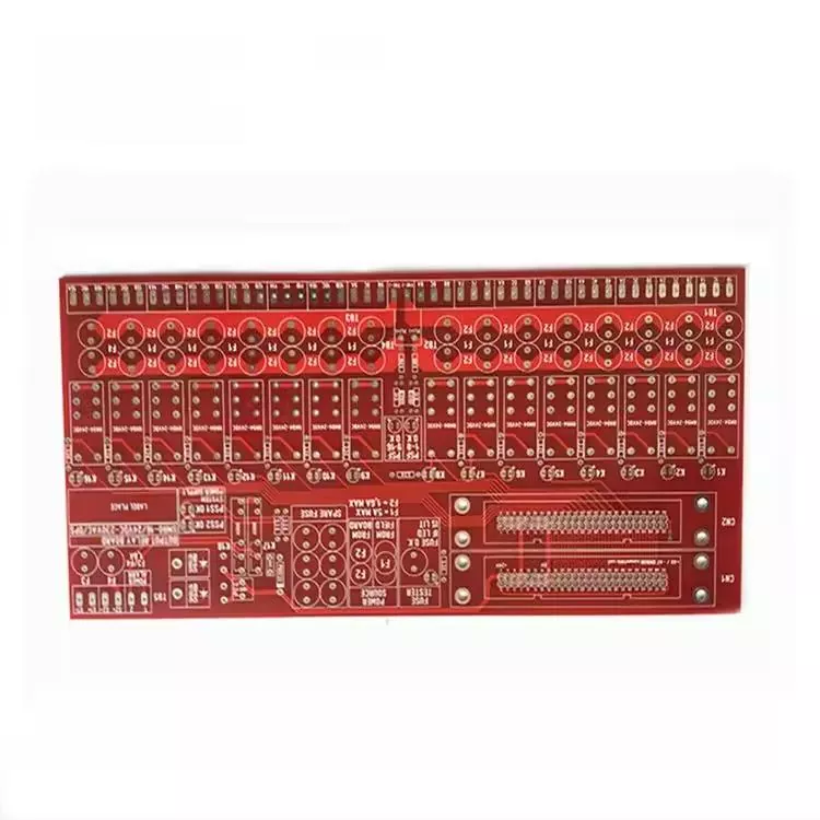 PCB de 8 camadas com máscara de solda vermelha