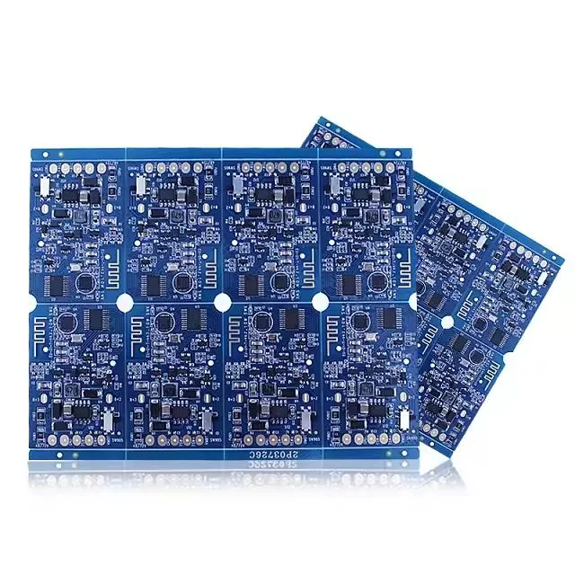 PCB หน้ากากประสาน BGA Gold Finger Blue