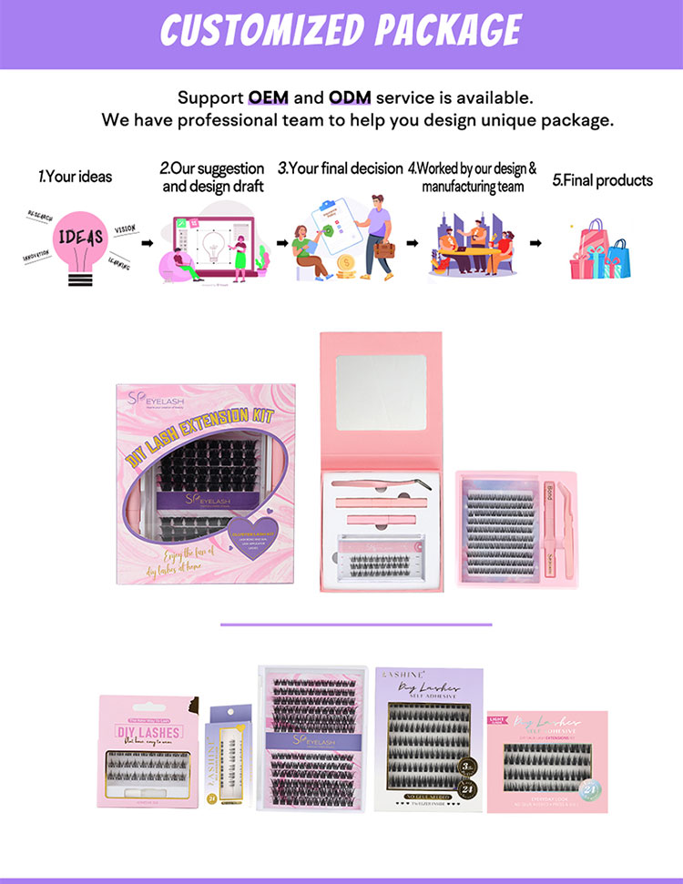 DIY Cluster Lashes