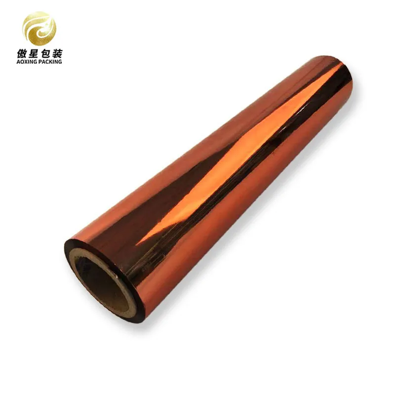 Orange Color PET Metalized Film