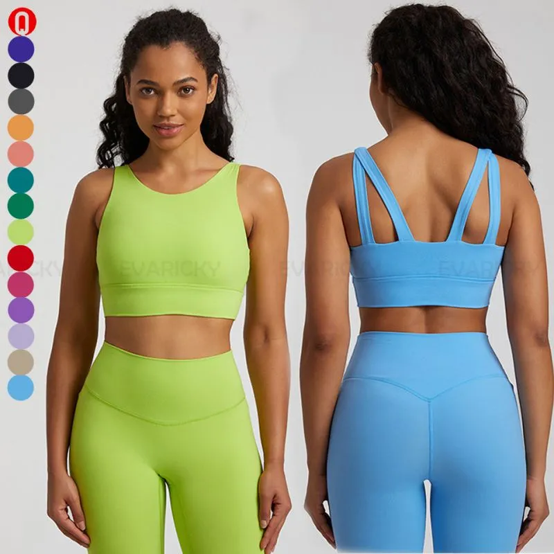 High Neck Gym Sports Bra