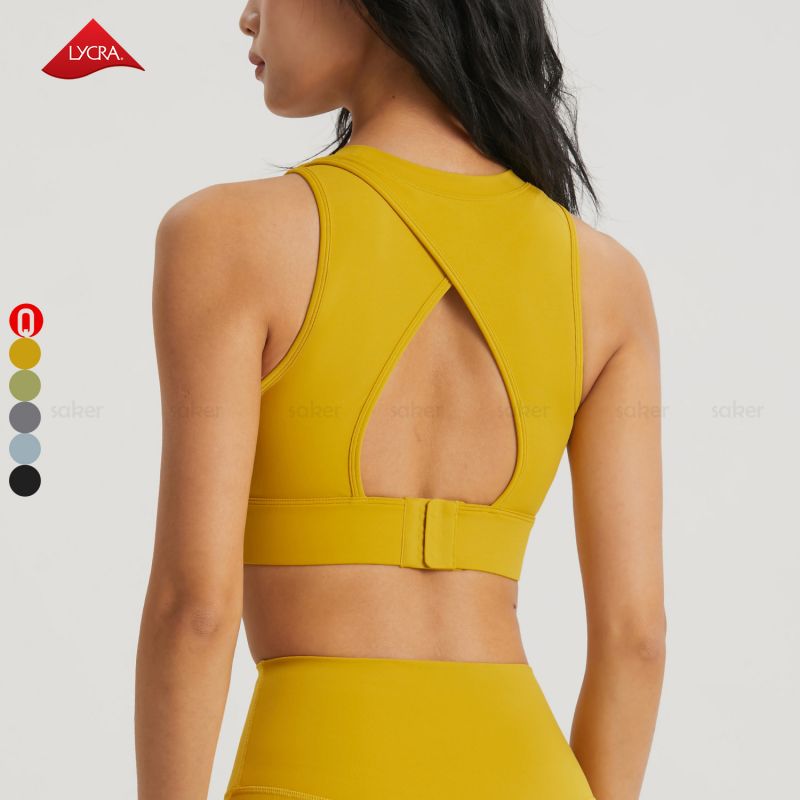 Hollow Out Back Sports Bra
