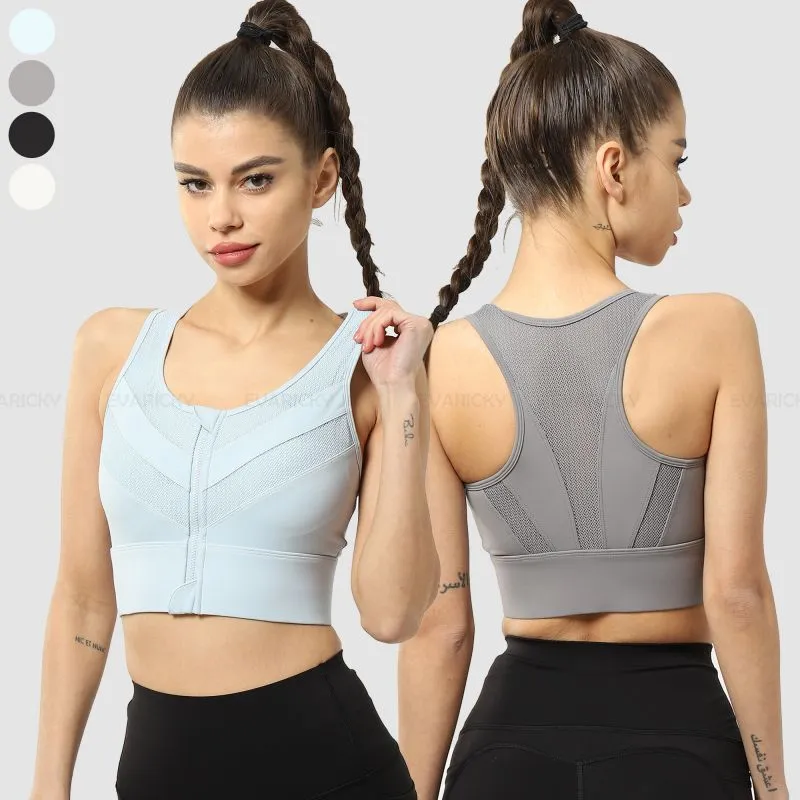 Push Up Mesh Sports Bra