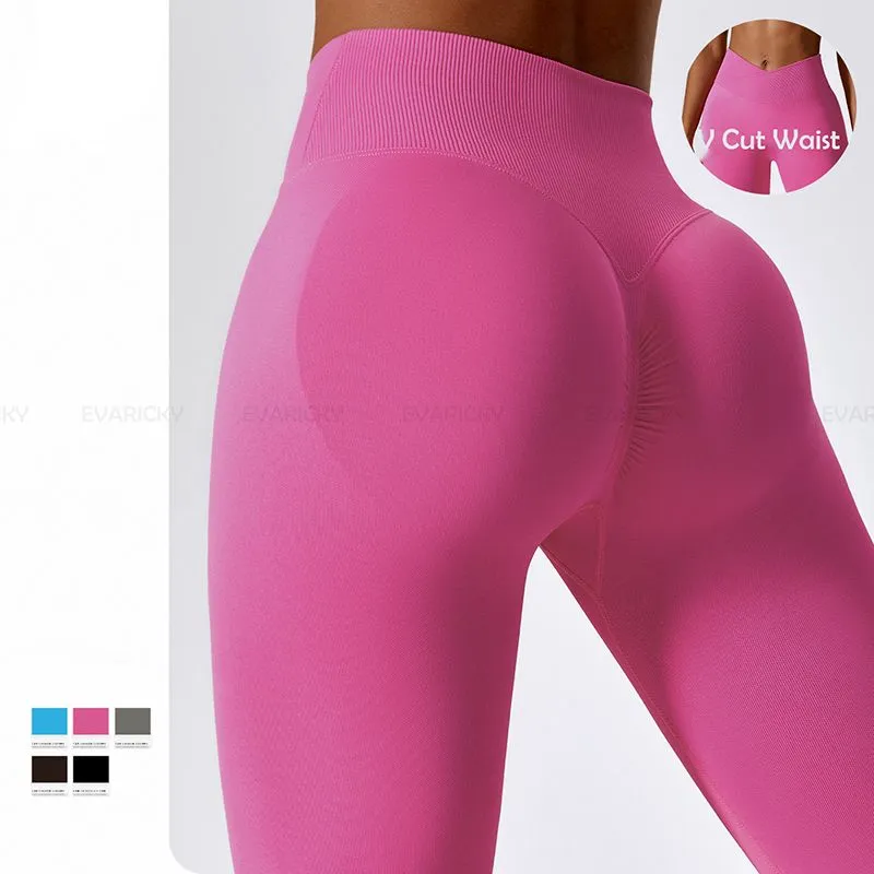 Leggings de ioga sem costura feminina