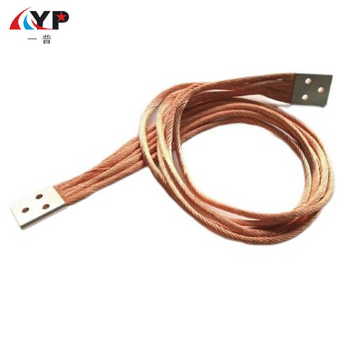 Conexión flexible de cable trenzado de cobre desnudo