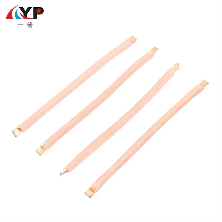 Copper Stranded Wire Flexible na Koneksyon na May Silicone Sleeve