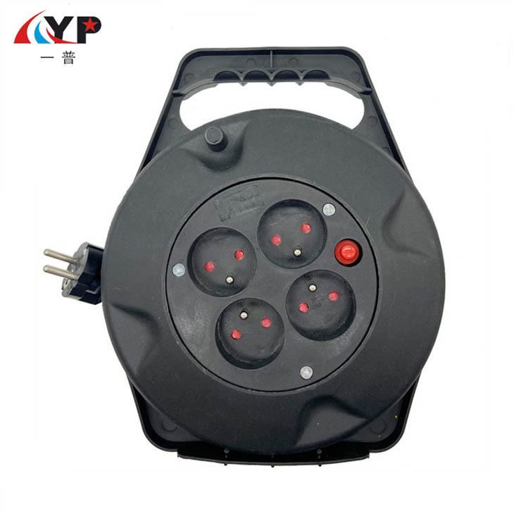 European Type Retractable Reel Drum Electric Extension Automatic Cable Reel