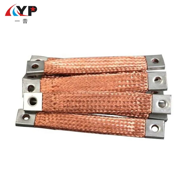 Flexible Tinned Copper Braid အရည်အသွေးကောင်းမွန်သော မြေစိုက်ကြိုး