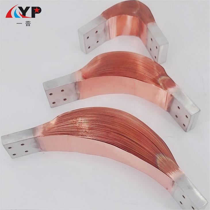 高電圧開閉装置の銅母線の柔軟な接続