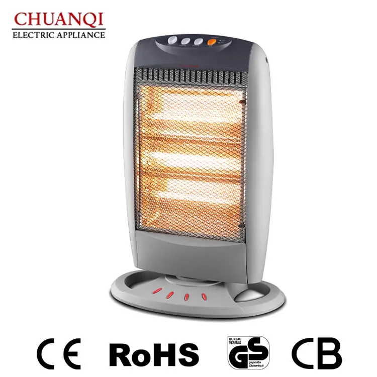 Máy sưởi halogen 3 ống 1200W có chức năng dao động