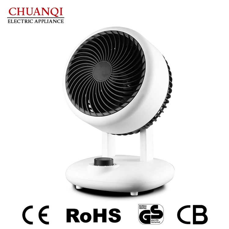 Control manual del ventilador de mesa con circulación de aire