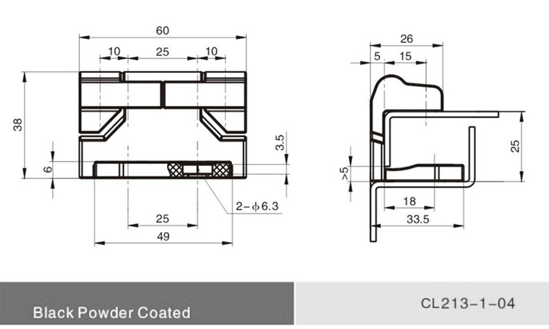 Electrical Cabinet Panel Door Hinge