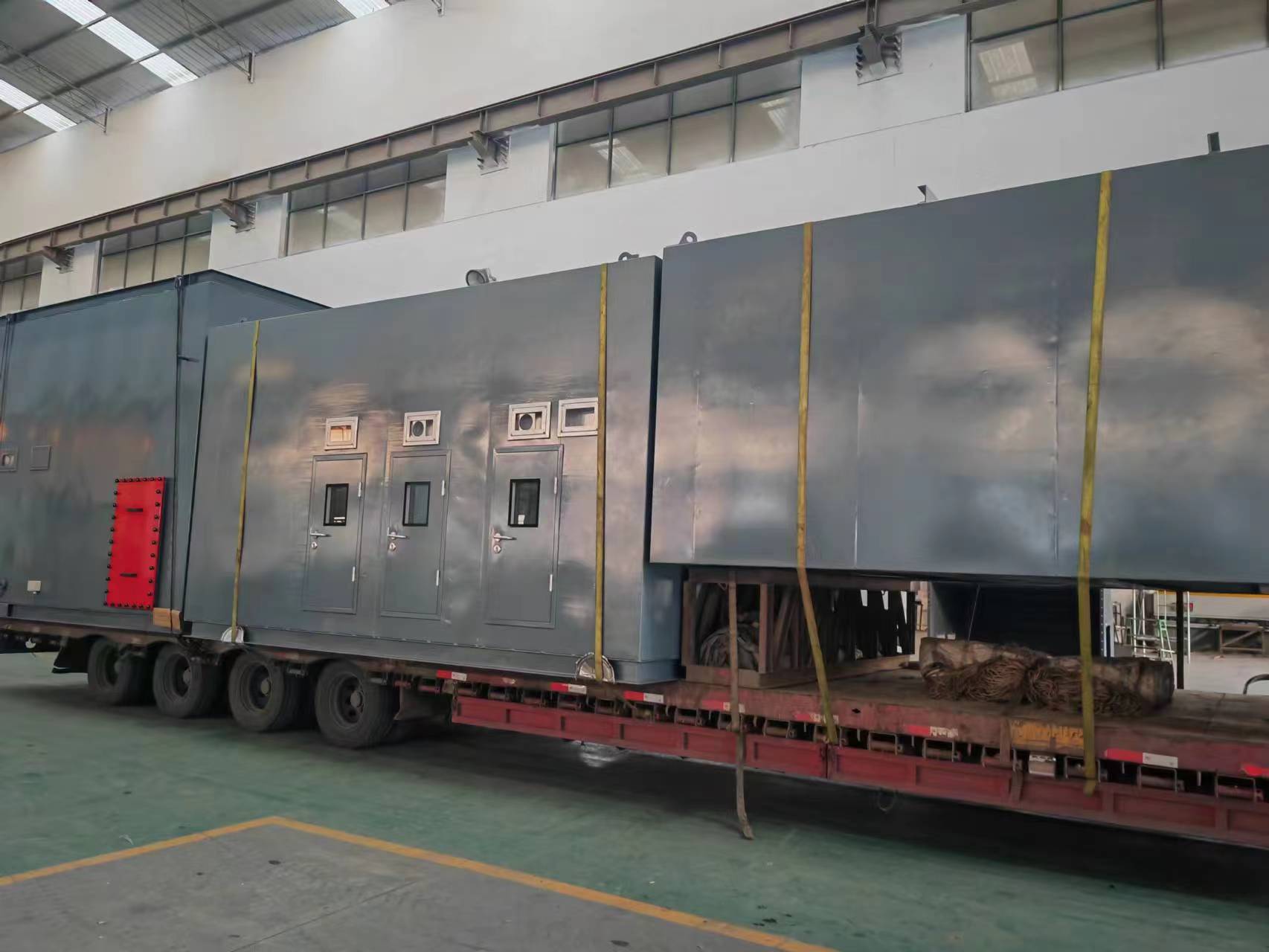 Shanghai Rail Transit Yuanjiang Road Base 150,000 air volume zeolite drum + 7,500 air volume catalytic combustion equipment delivery and installation