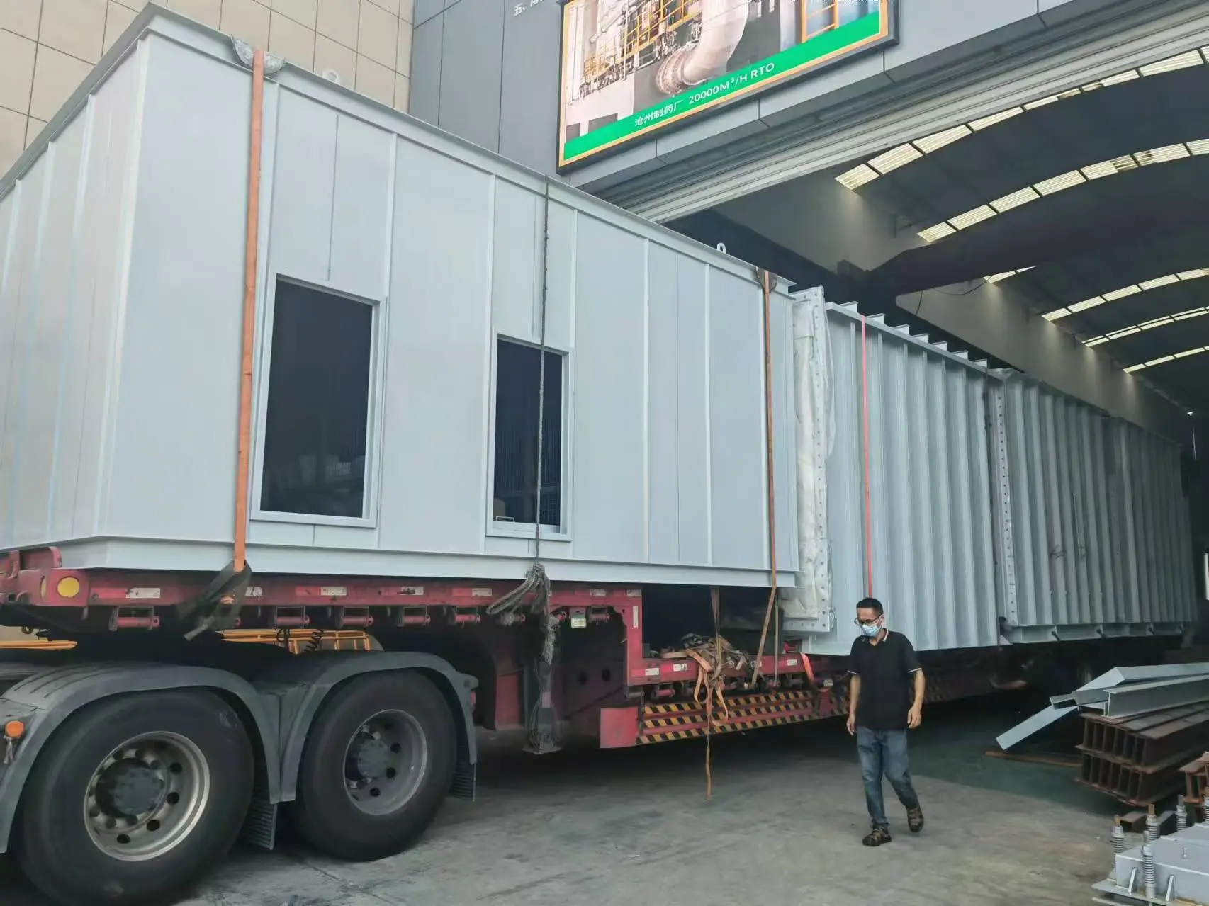 The second batch of Xiamen 100,000 RTO equipment was delivered