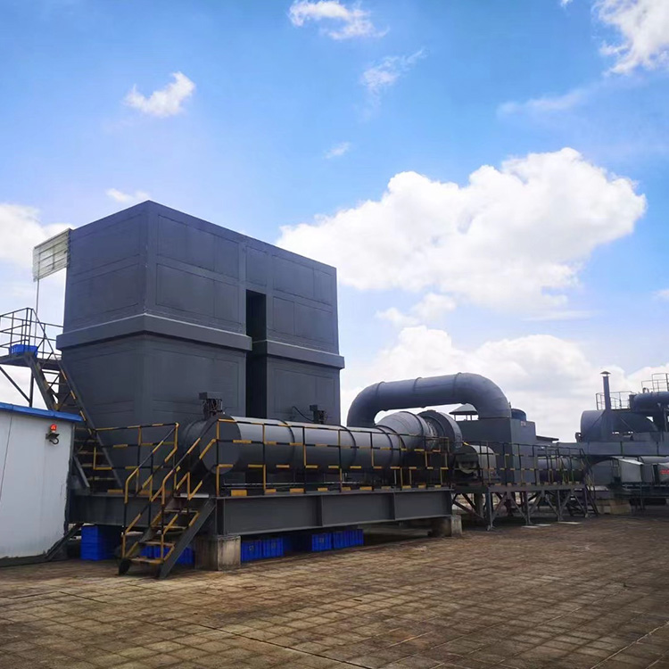 Equipamento de incineração catalítica para armazenamento de calor