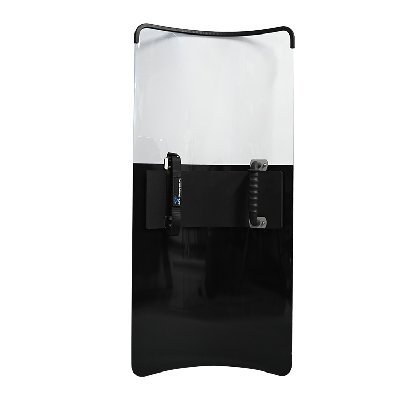 Police Protection Single Curved Anti Riot Shield