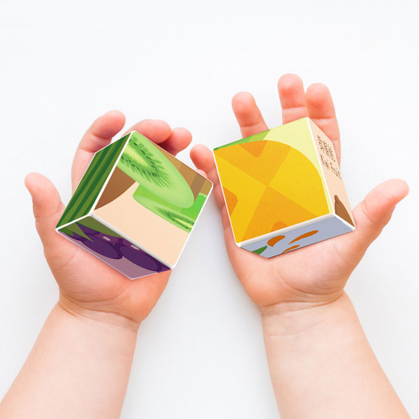 Puzzle cubi 3D per bambini