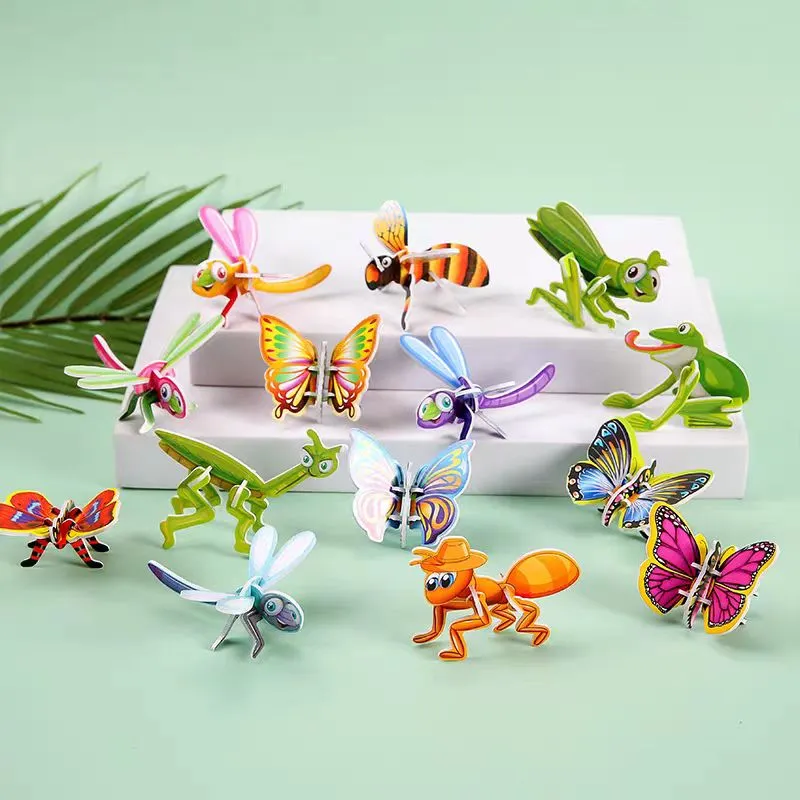 3D Insect Paper Puzzles