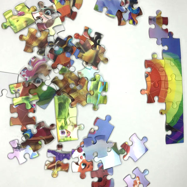 Puzzle raster con animali da 48 pezzi