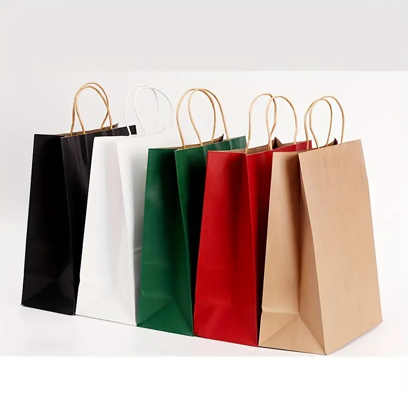 Brown Paper Bags With Handles Bulk